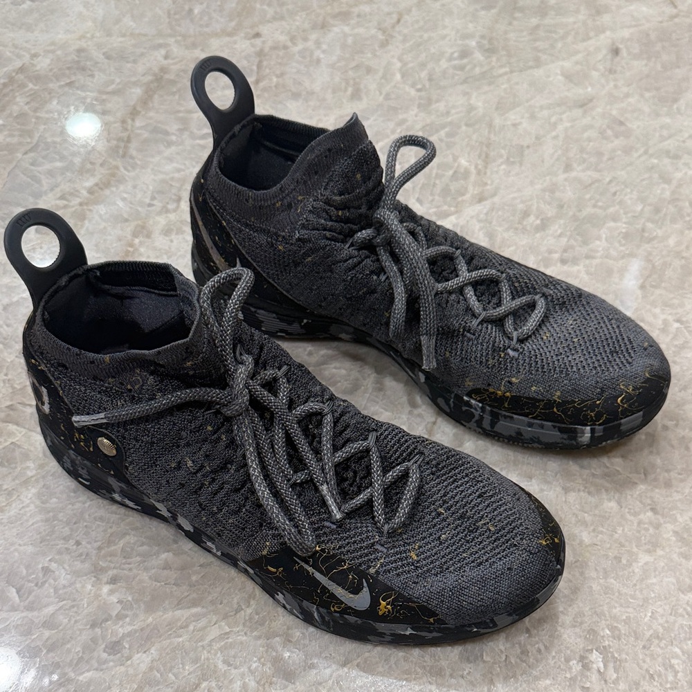 Nike Charcoal and Black Knit Sneakers